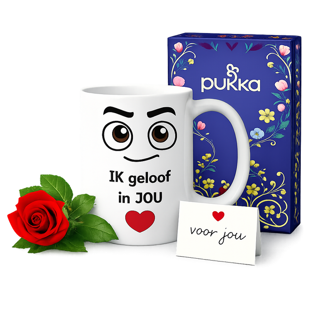 Ik geloof in jou - Thee & Rust Gift Bundel